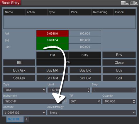 atm strategy ninjatrader 8